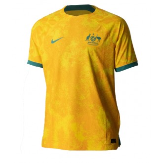 Herren Fußballbekleidung Australien Heimtrikot WM 2022 Kurzarm